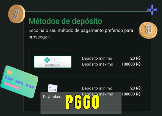 O cassino pggobet oferece uma grande variedade de métodos de pagamento